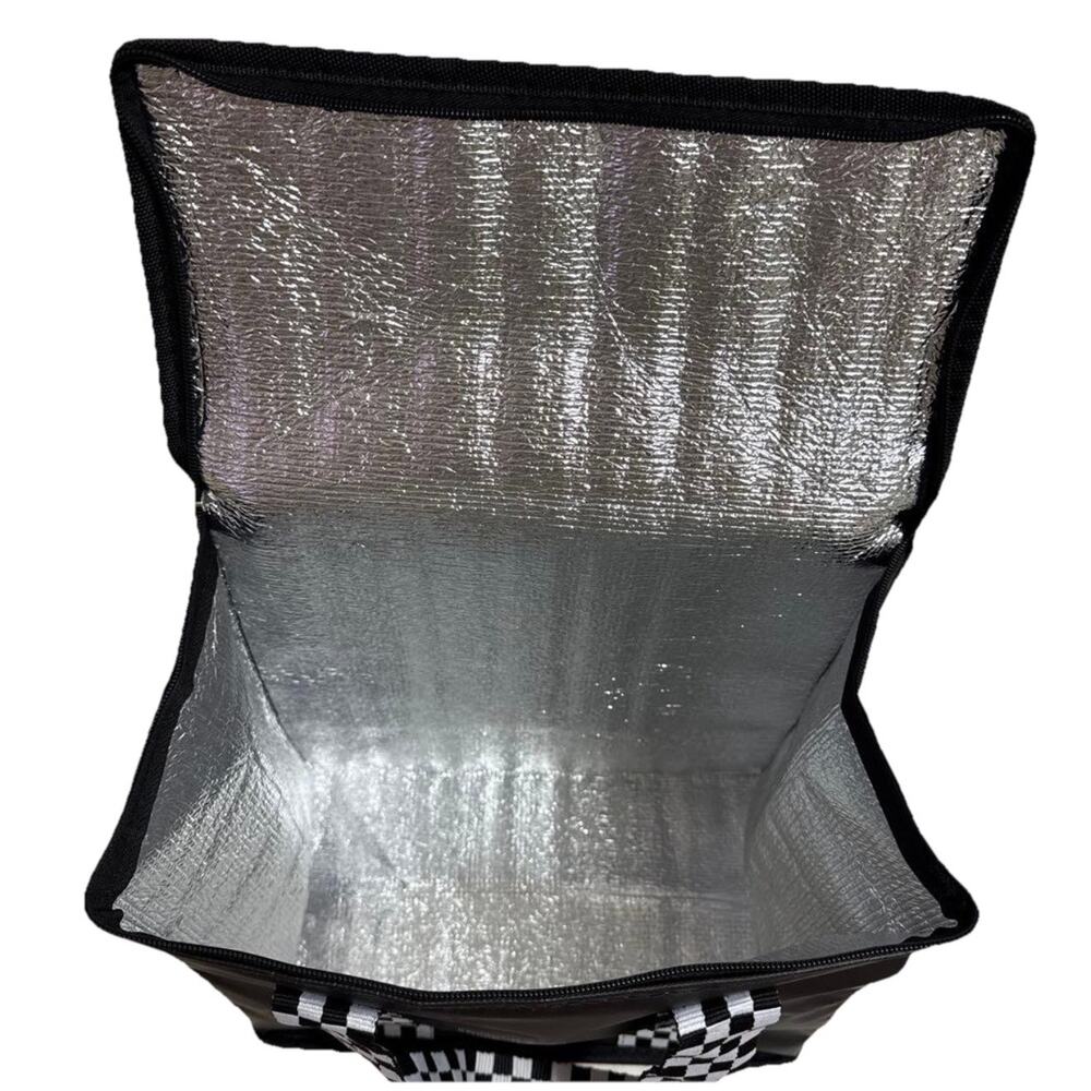 See’s Candy Black Soft Sided Reusable Cooler Zippered Tote Bag/Handle NEW - Picture 12 of 12